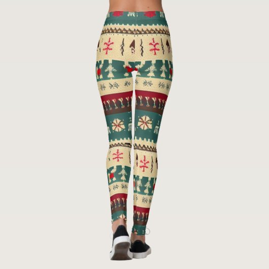 Leggings Sweat moche de Noël 5 (Dos)