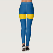 Leggings Sweden Flag (Dos)