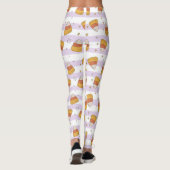 Leggings Sweet Candy Corn & Stars Halloween Motif (Dos)