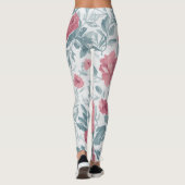 Leggings Sweet Jojo Designs Aquarelle Floral Fleurs roses (Dos)