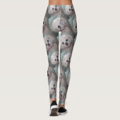 LEGGINGS SWEET WHITE YORKIE (Dos)