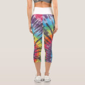 Leggings Swirl Tie Dye Capri (Verso)