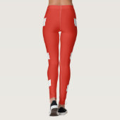 Leggings Switzerland Flag (Dos)