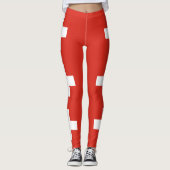 Leggings Switzerland Flag (Devant)