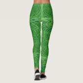 Leggings Sylvan Labyrinth - Céltic Green Knots (Dos)
