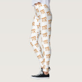Leggings Symbole astrologique Virgo Gold Zodiac (Gauche)
