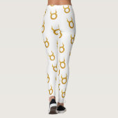 Leggings Symbole d'astrologie du zodiaque d'or Taurus (Dos)