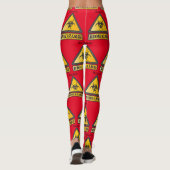 Leggings Symbole d'avertissement de risque biologique amusa (Dos)