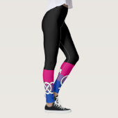 Leggings Symbole de la fierté bisexuelle (Droite)