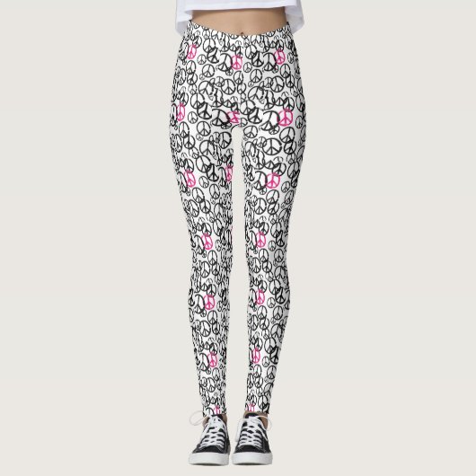 Leggings Symbole de paix (Devant)