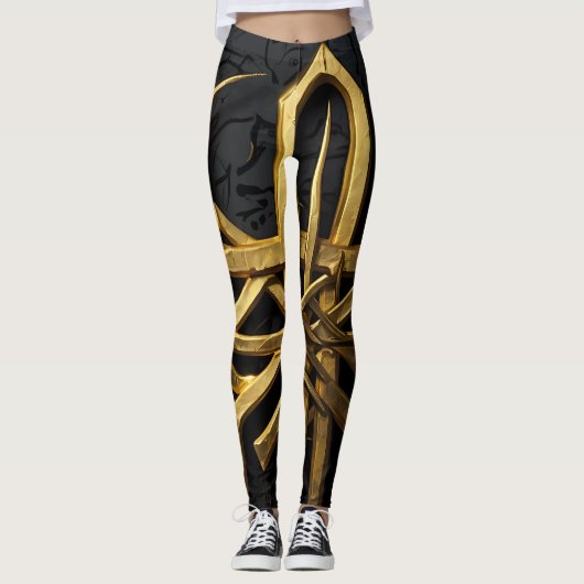 Leggings Symbole d'or arcane (Devant)