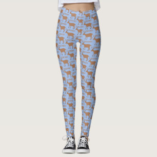 Leggings Symbole étoile Capricorne chèvre à motif