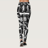Leggings Symbole Hiéroglyphique d'Égypte ancienne Motif (Dos)