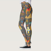 Leggings SYMBOLE HIÉROglyphique égyptien Motif pharaon (Gauche)