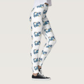 Leggings Symbole infini de papillons Morpho bleus (Droite)
