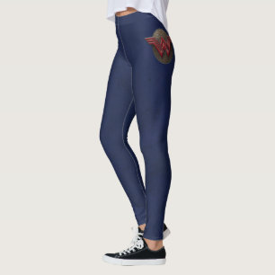 Leggings Symbole Wonder Woman sur les cercles concentrés