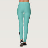 Leggings Symbole Yin Yang - conception de tatouage solide (Dos)