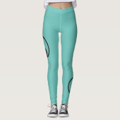 Leggings Symbole Yin Yang - conception de tatouage solide (Devant)