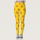 Leggings Symbole Zia Sun du Nouveau-Mexique Indicateur d'Ét (Devant)
