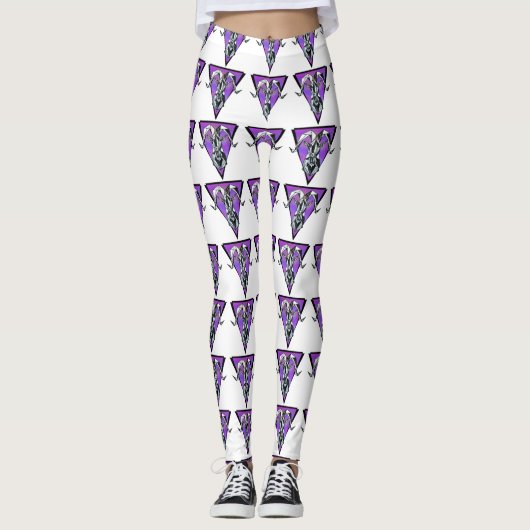 Leggings Symbole zodiaque Capricorne Horoscope (Devant)