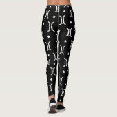 Leggings SYMBOLE Zodiaque Gemini et Motif d'étoiles (Dos)
