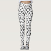 Leggings Symbole zodiaque Pisces Standard par Kenneth Yonci (Devant)