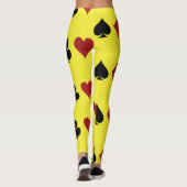 Leggings Symboles de carte Poker Personnaliser (Dos)