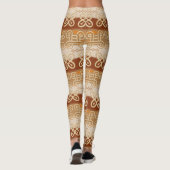 Leggings Symboles ethniques d'Adinkra d'Africain (Dos)