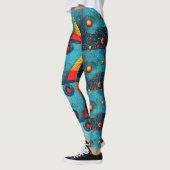 Leggings Symboles géométriques Abstrait #06. (Gauche)