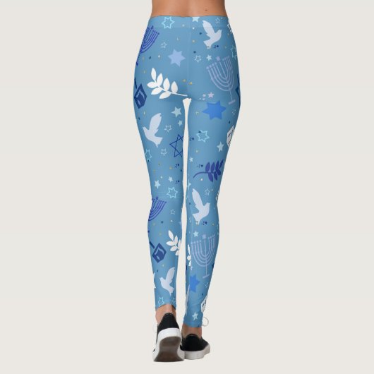 Leggings Symboles Hanoukka (Dos)