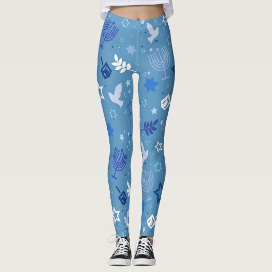 Leggings Symboles Hanoukka (Devant)