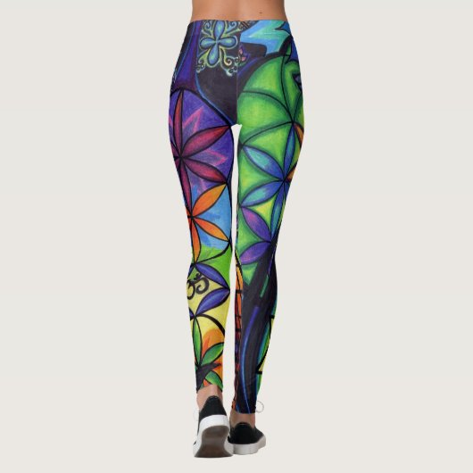 Leggings Symbolisme sacré (Dos)