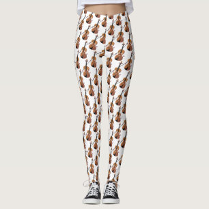 Leggings Sympa drôle violon personnage de dessin animé