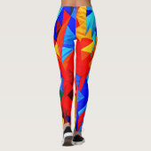 Leggings Symphonie couleur Abstraite (Dos)