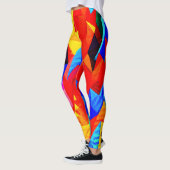 Leggings Symphonie couleur Abstraite (Gauche)