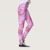 Leggings Symphonie de Gerberas roses, (Droite)