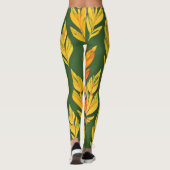 Leggings Symphonie de la feuille automnale (Dos)