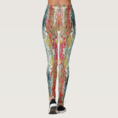 Leggings Symphonie du Chaos - Palette de l’artiste Abstrait (Dos)