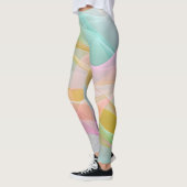 Leggings Symphonie pastel de rubans flottants et légers (Gauche)