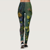 Leggings symphoniques floraux (Dos)