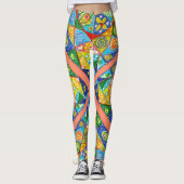 Leggings Système Abstrait (Devant)