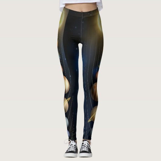 Leggings Système solaire (Devant)