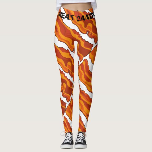 Leggings T-shirt bonbon de viande (Devant)