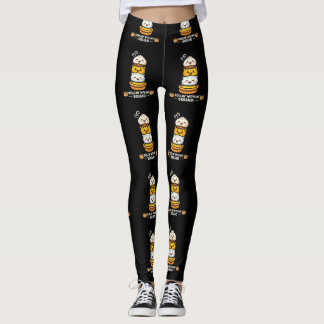 Leggings T-shirt Mignonne Équipe De Boulette Drôle Pour Les