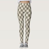 Leggings Tableau de bord gris-saule et os (Devant)