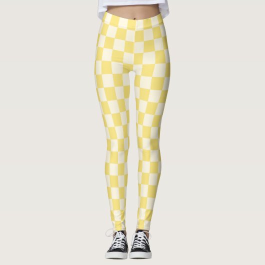 Leggings Tableau de bord jaune (Devant)