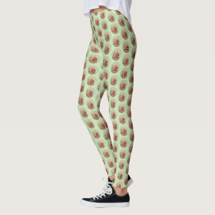 Leggings Tableau de bord - Joli art original chien