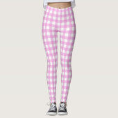 Leggings Tableau de bord rose et blanc (Devant)