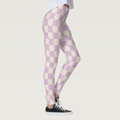 Leggings Tableau de contrôle blanc Lavender et Off (Droite)