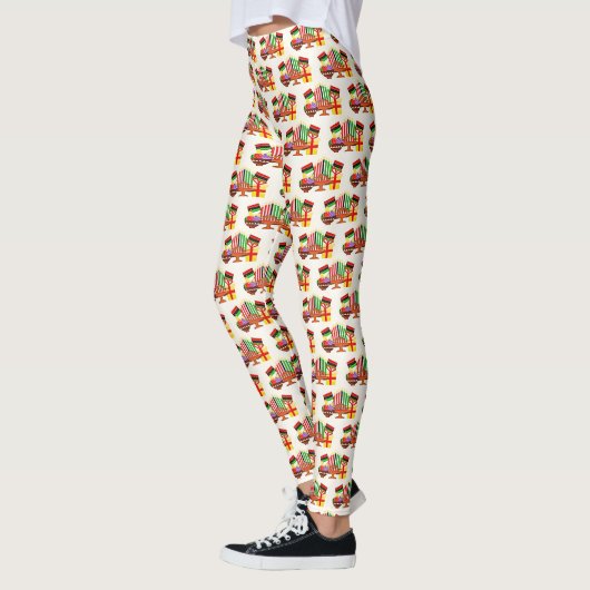 Leggings Tableau de Kwanzaa (Gauche)